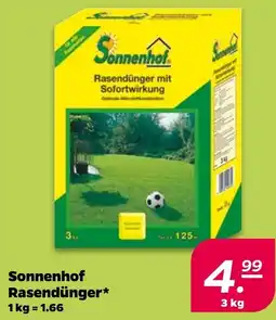 NETTO Sonnenhof Rasendünger Angebot