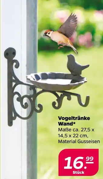 NETTO Vogeltränke Wand Angebot