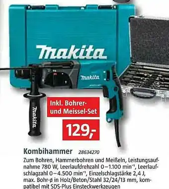 Bauhaus Makita Kombihammer Angebot