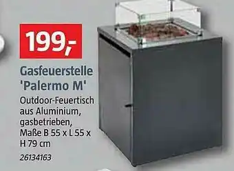 Bauhaus Gasfeuerstelle Palermo M Angebot