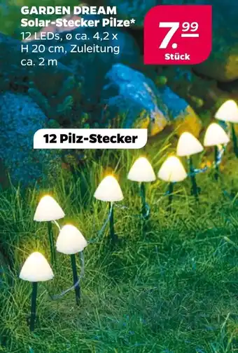 NETTO GARDEN DREAM Solar-Stecker Pilze Angebot