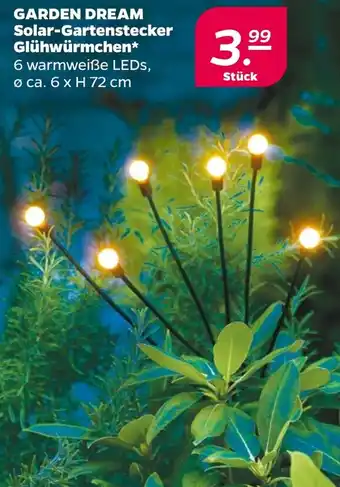 NETTO GARDEN DREAM Solar-Gartenstecker Glühwürmchen Angebot