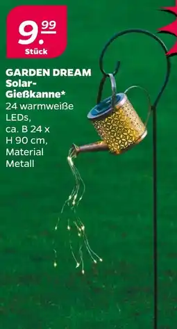 NETTO GARDEN DREAM Solar Gießkanne Angebot