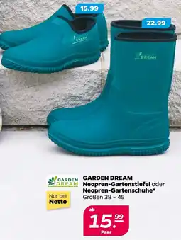 NETTO GARDEN DREAM Neopren-Gartenstiefel oder Neopren-Gartenschuhe Angebot