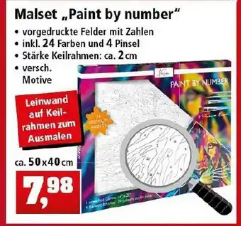 Thomas Philipps Malset „paint By Number“ Angebot