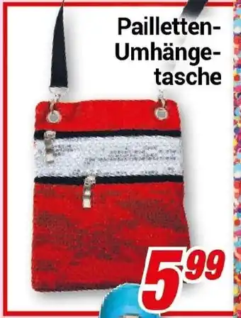 CENTERSHOP Pailletten Umhängetasche Angebot