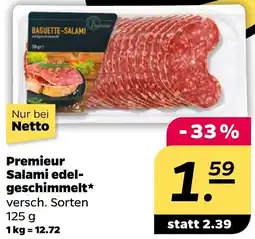 NETTO Premieur Salami edelgeschimmelt Angebot