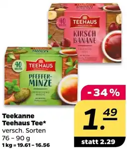 NETTO Teekanne Teehaus Tee Angebot