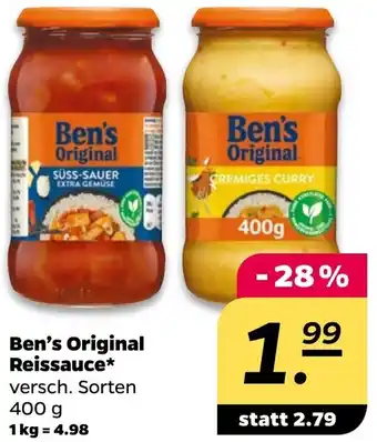 NETTO Ben's Original Reissauce Angebot