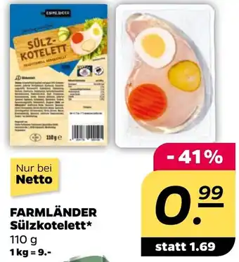 NETTO FARMLÄNDER Sülzkotelett Angebot