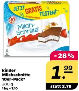 NETTO kinder Milchschnitte Angebot