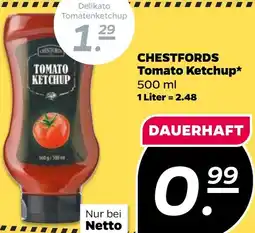 NETTO CHESTFORDS Tomato Ketchup Angebot