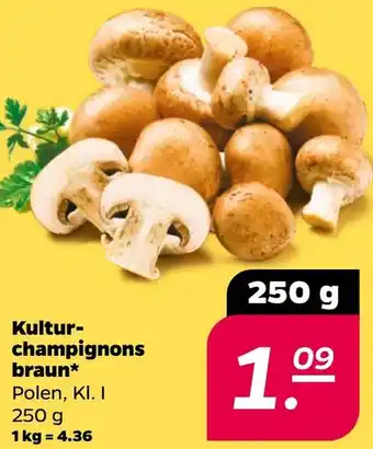 NETTO Kulturchampignons braun Angebot