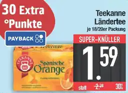 E-Center Teekanne Ländertee Angebot