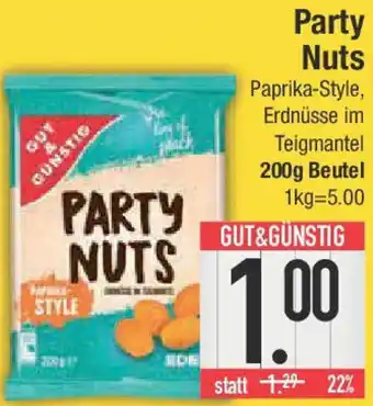 E-Center Gut & Günstig Party Nuts Angebot