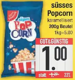 E-Center Gut & Günstig süsses Popcorn Angebot