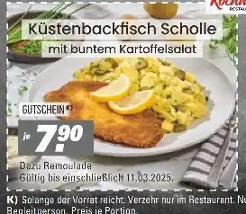 Höffner Küstenbackfisch scholle Angebot