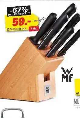 Höffner Wmf messerblock „classic line“ Angebot