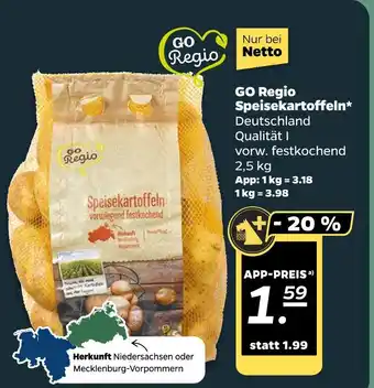 NETTO Go regio speisekartoffeln Angebot