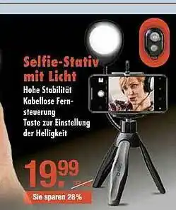 V Markt Selfie-stativ Mit Licht Angebot