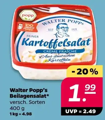 NETTO Walter popp beilagensalat Angebot