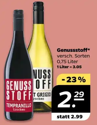 NETTO Genussstoff wein Angebot