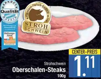 E-Center Strohschwein Oberschalen-Steaks Angebot