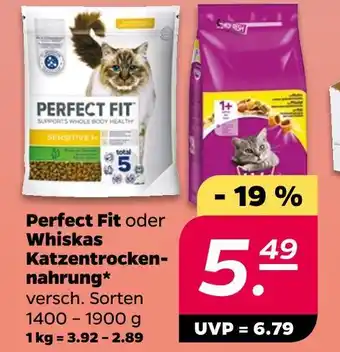 NETTO Perfect fit oder whiskas katzentrockenahrung Angebot