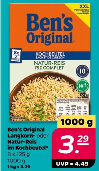 NETTO Ben’s original natur-reis Angebot