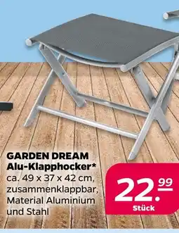 NETTO Garden dream alu-klapphocker Angebot