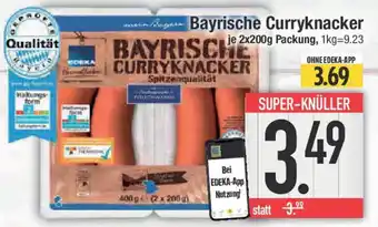 E-Center Edeka Heimatliebe Bayrische Curryknacker Angebot