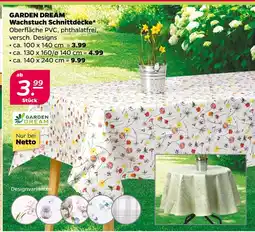 NETTO Garden dream wachstuch schnittdecke Angebot