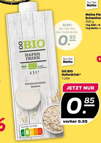 NETTO Go bio haferdrink Angebot