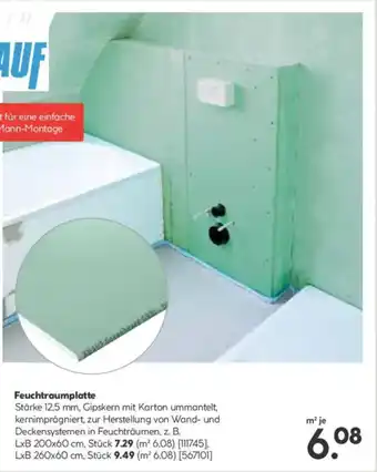 Hellweg KNAUF Feuchtraumplatte Angebot