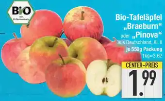 E-Center Bio-Tafeläpfel ,,Braeburn" oder ,,Pinova" Angebot