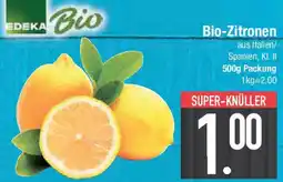 E-Center EDEKA Bio-Zitronen Angebot