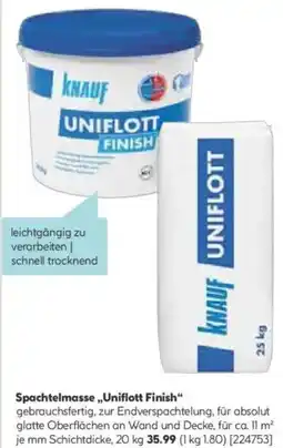 Hellweg KNAUF Spachtelmasse „Uniflott Finish“ Angebot