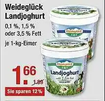 V Markt Weideglück Landjoghurt Angebot