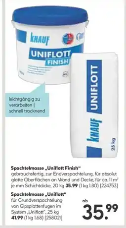 Hellweg Spachtelmasse,,Uniflott" Angebot