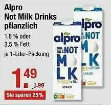 V Markt Alpro Not Milk Drinks Pflanzlich Angebot