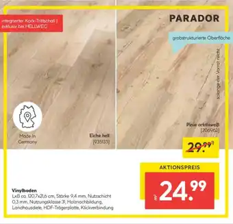 Hellweg PARADOR Vinylboden Angebot