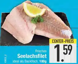 E-Center Frisches Seelachsfilet Angebot