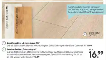 Hellweg Specht Holzprodukte 2) Laminatboden „Deluxe Aqua" Angebot