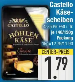 E-Center Castello Käsescheiben Angebot