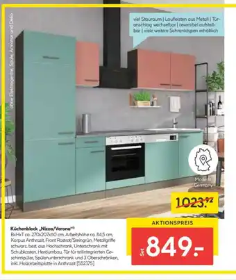 Hellweg Küchenblock,,Nizza/Verona" Angebot