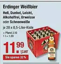 V Markt Erdinger Weißbier Angebot