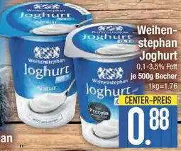 E-Center Weihenstephan Joghurt Angebot