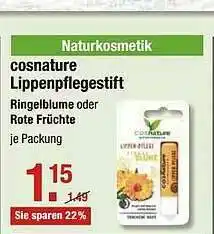 V Markt Cosnature Lippenpflegestift Angebot