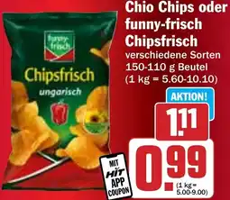 Hit Chio Chips oder funny-frisch Chipsfrisch Angebot