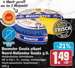 Hit Beemster Gouda pikant Noord-Hollandse Gouda g.U. Angebot